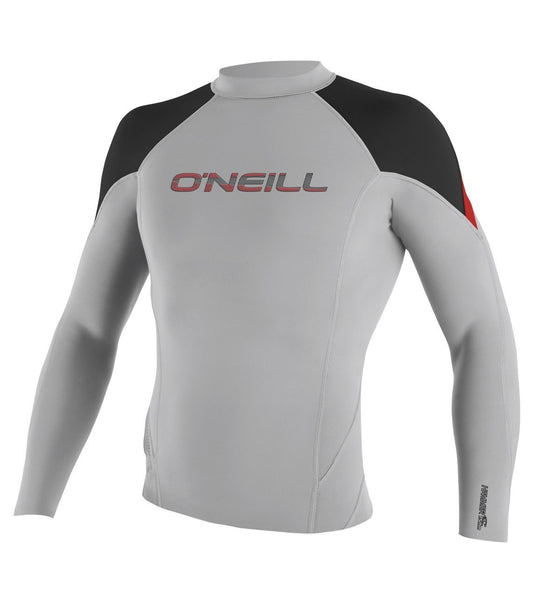 Oneill Men's hammer Light Grey Wet suit Top 4177CJ4 Wetsuit