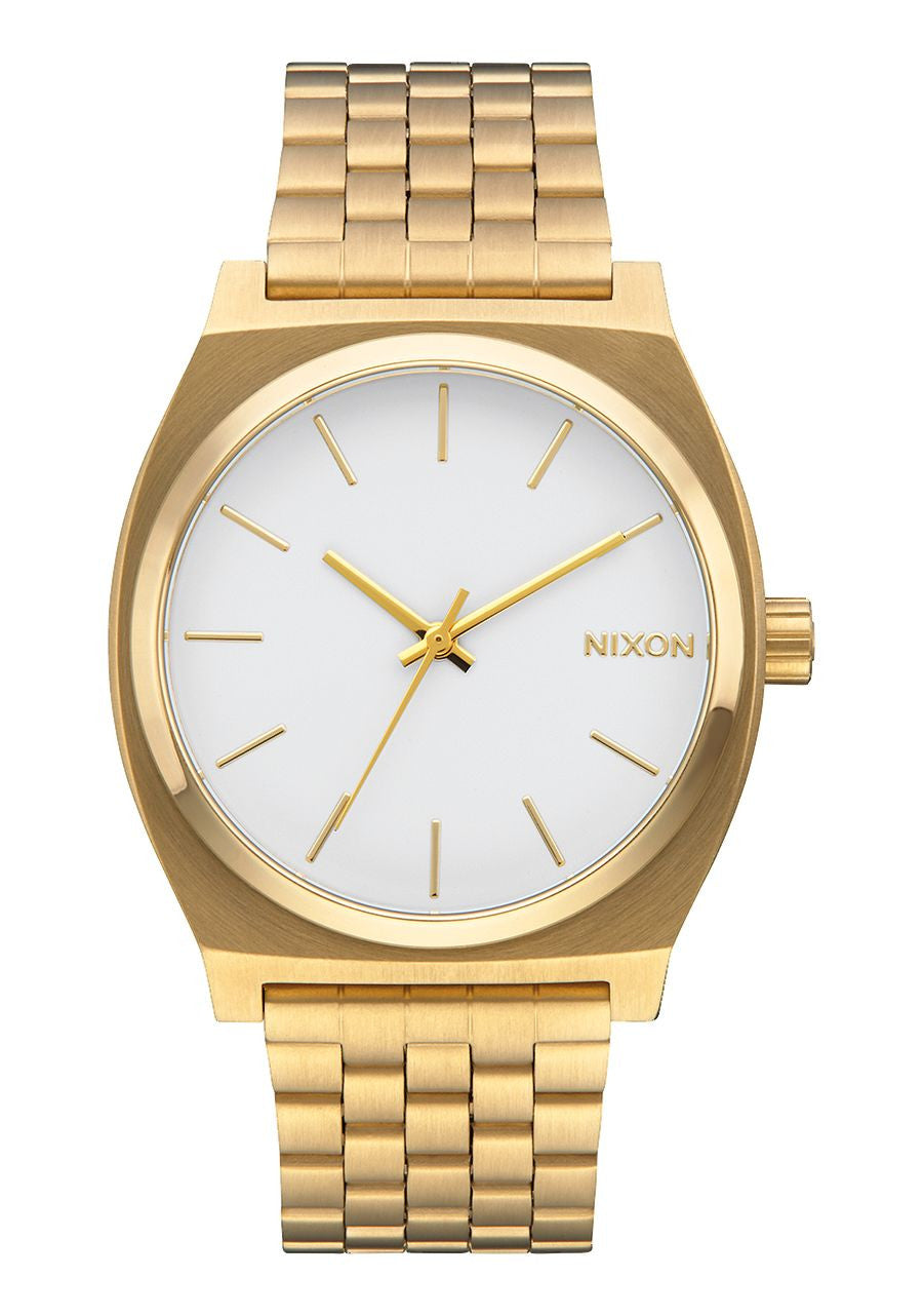 Nixon Time Teller Gold White Watch Watch