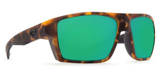 Costa Bloke Matte Retro Tort Matte Black 580P Sunglasses Sunglasses