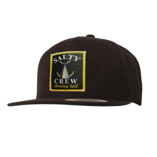 Salty Crew Men's Chasing Tail Patched Hat Black Mens Hat