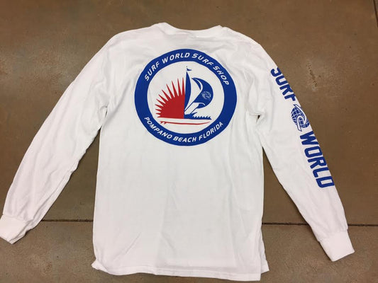 Surf world Sail Boat Long Sleeve Tee Mens Longsleeve Tee