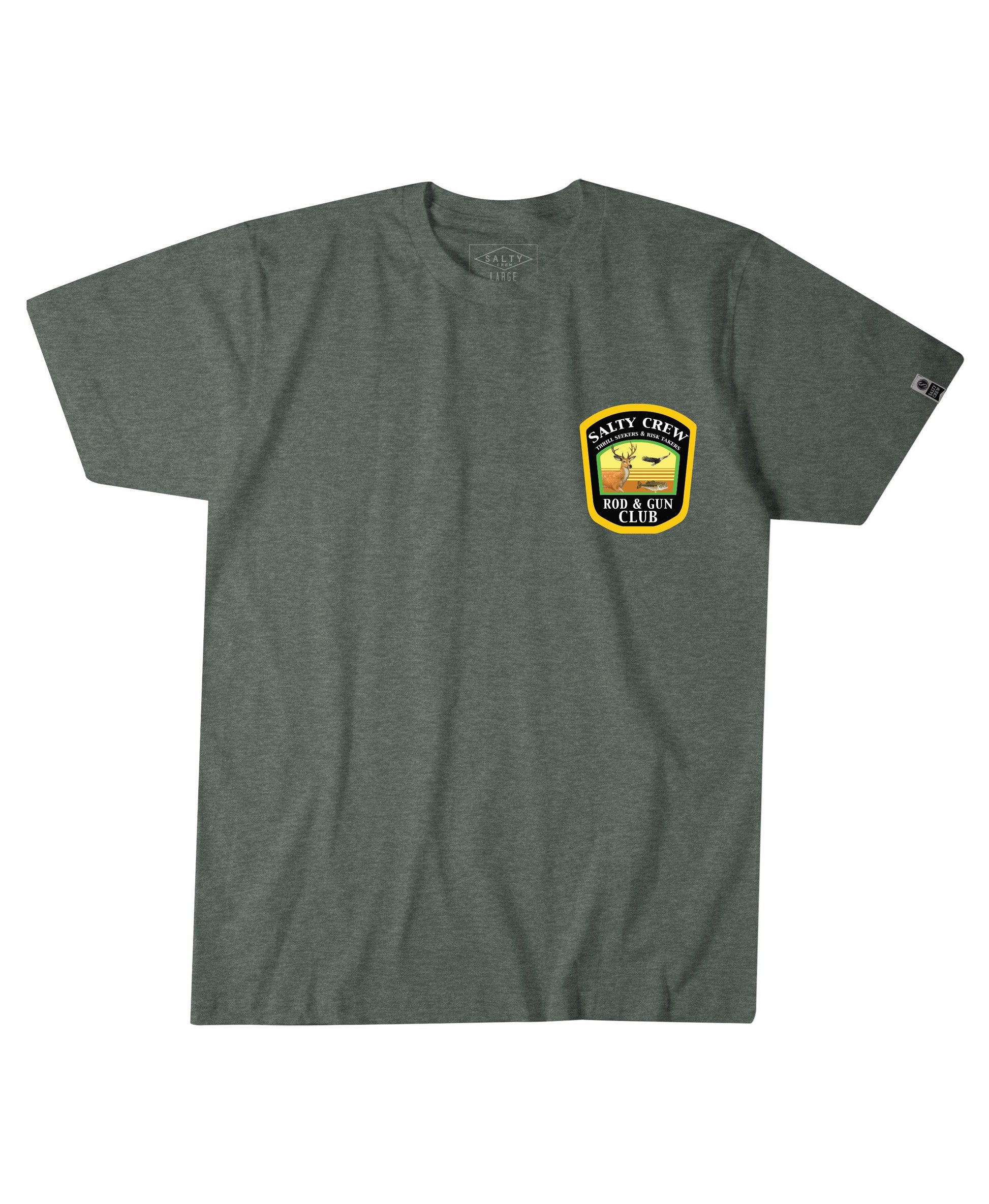 Salty Crew Men's Good Ole Boy Peppered Sage Tee Mens T Shirt