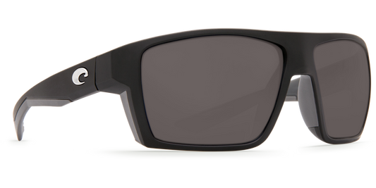 Costa Bloke Matte Black Matte Gray Gray 580P Sunglasses Sunglasses