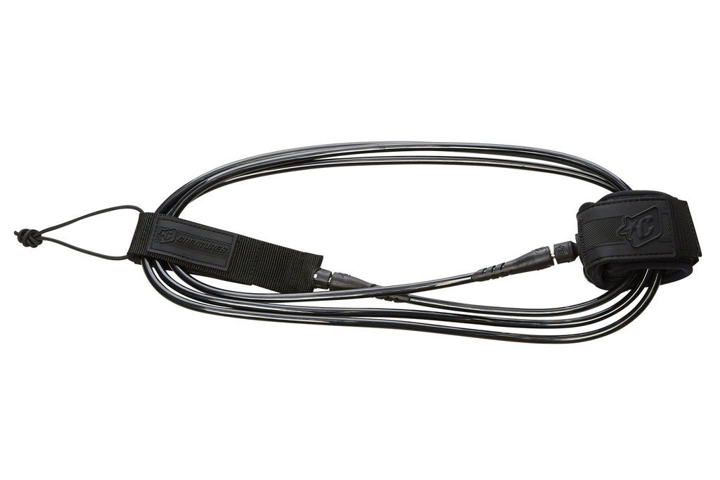 Creatures Of Leisure Longboard 9' Leash Knee Surf Leash BLACK Black