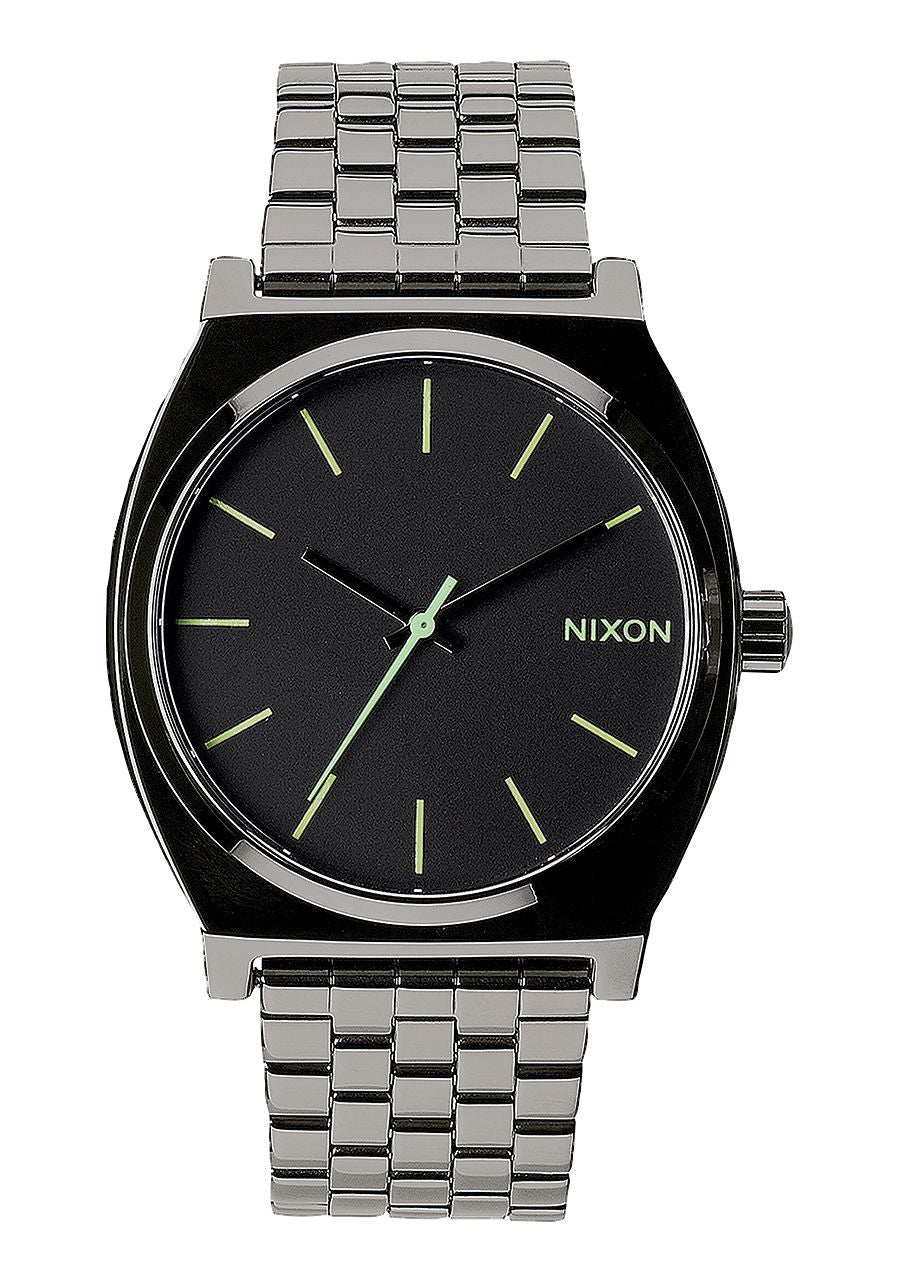 Nixon Time Teller Polished Gunmetal Lum Watch Watch