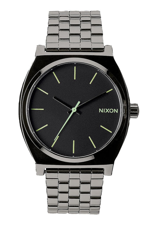 Nixon Time Teller Polished Gunmetal Lum Watch Watch