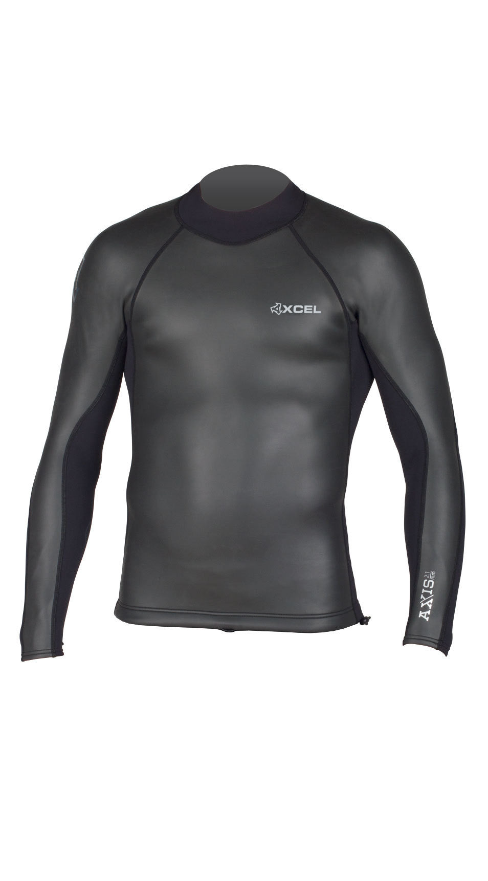 Xcel 2/1 mm Smooth Back Zip Long Sleeve Wetsuit Top Wetsuit Top