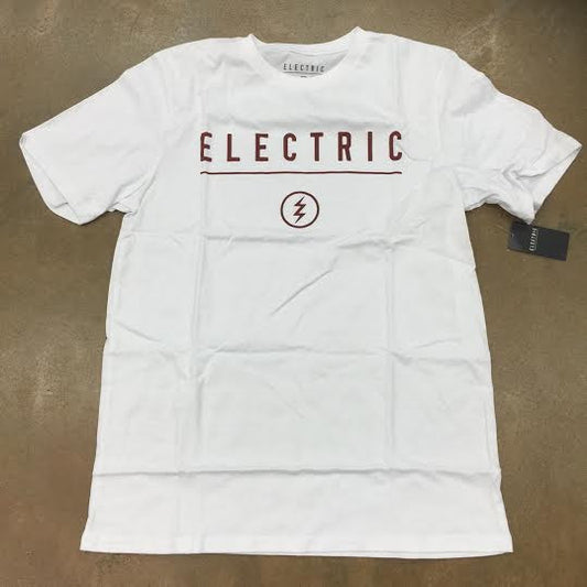 Electric Corp. Identity Men's White Tee Shirt EA4311619WHT Mens T Shirt