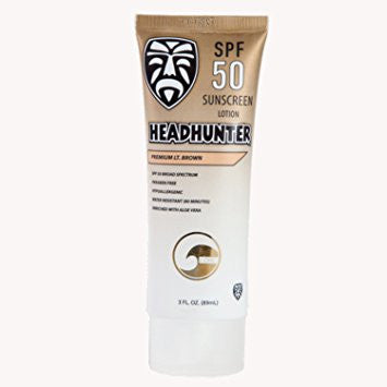 FCS Headhunter Sunscreen SPF50 Lt. Brown Tint Paraben Free Sunscreen
