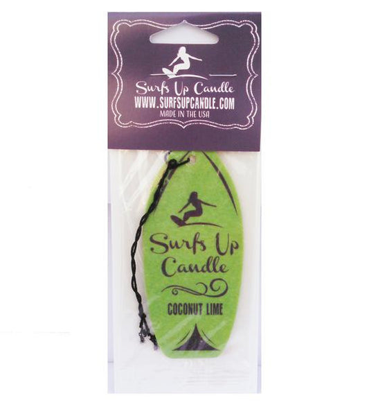 Surfs Up Candle Air Freshners Coconut Lime Air Freshener