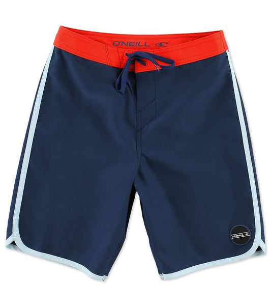 Oneill Santa Cruz Scallop Boy's Dark Navy Blue Boardshort SU6206006DNY Boys Boardshorts