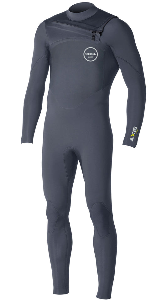Xcel 3/2 mm Axis Comp X2 Chest Zip Full Suit Wetsuit