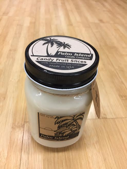 Palm Island Candle Company Candy Fruit Slices Candle Candle