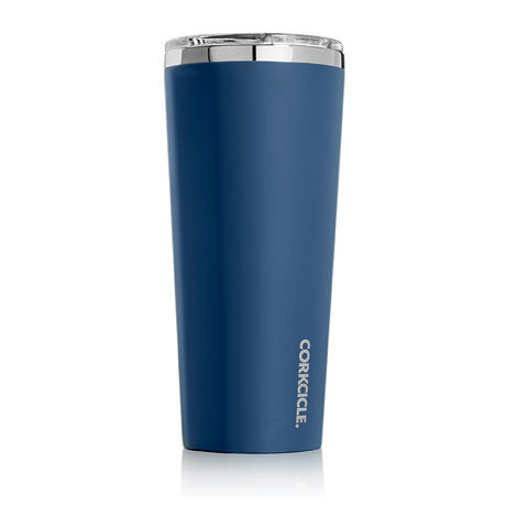 Corkcicle Tumbler 24oz Matte Blue Steel 2124MBS Drinkware
