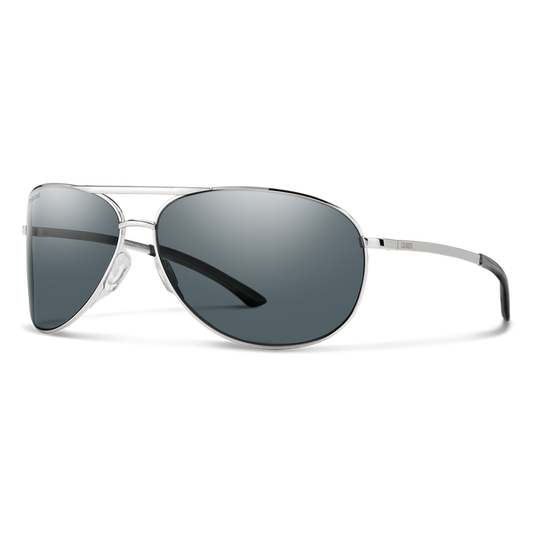 Smith Serpico 2 Chromapop Silver Polarized Grey Sunglasses Sunglasses