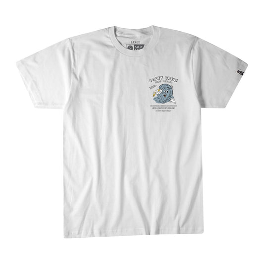 Salty Crew Ding Repair Boys S/s Tee White Boys T Shirt