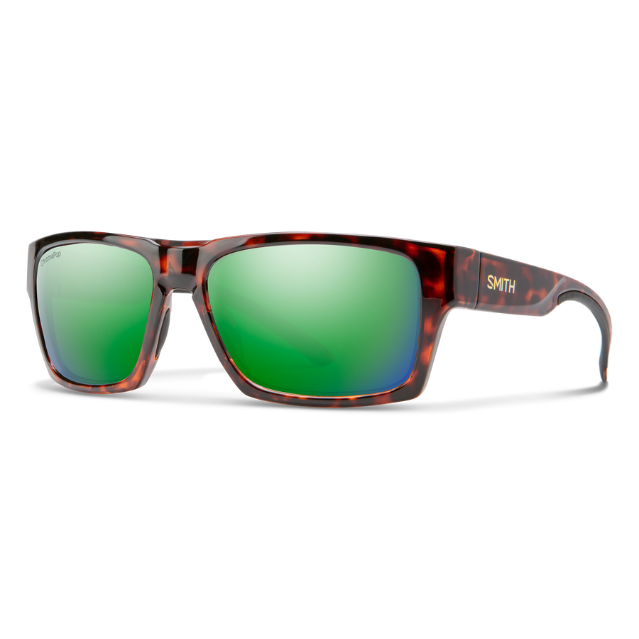 Smith Outlier 2 Tortoise ChromaPop Polarized Green Mirror Sunglasses Sunglasses
