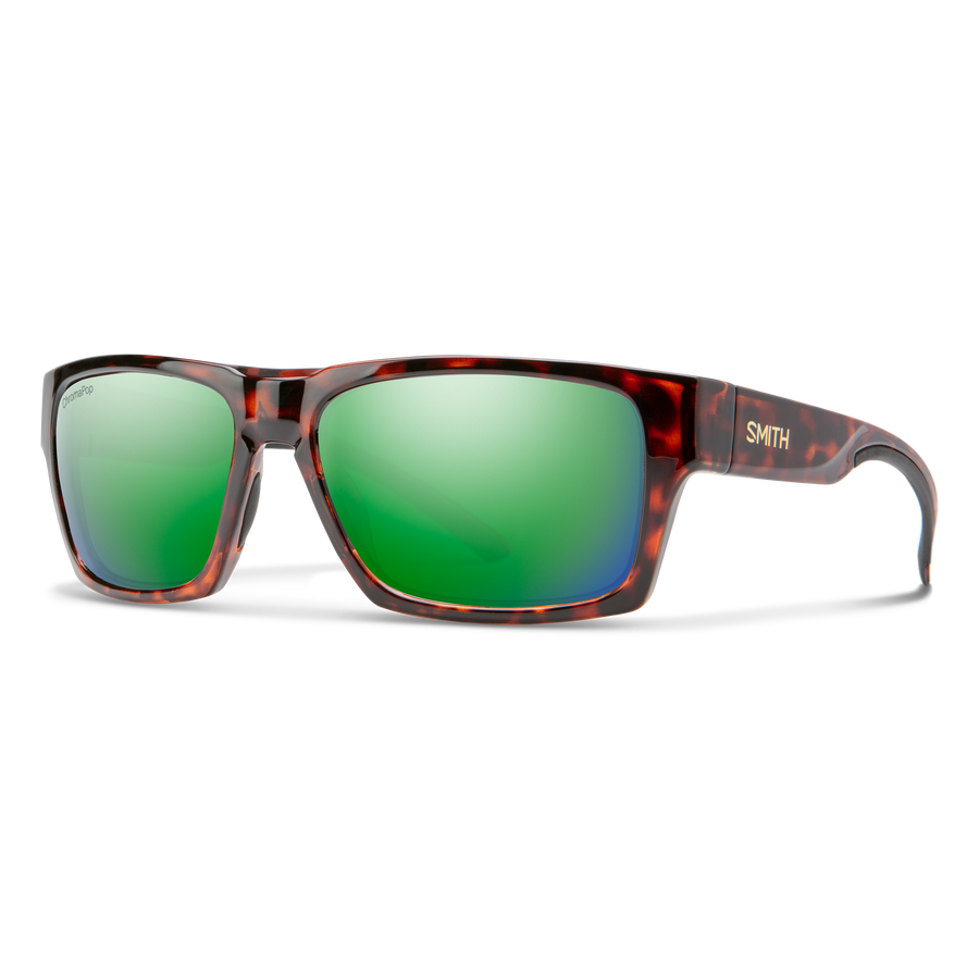 Smith Outlier 2 Tortoise ChromaPop Polarized Green Mirror