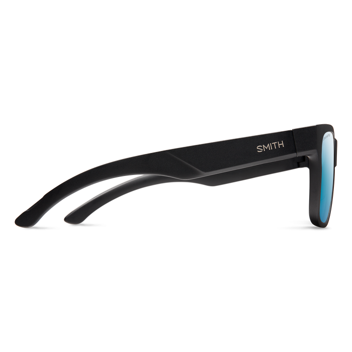 Smith Lowdown 2 Matte Black ChromaPop Polarized Blue Mirror Lens Sunglasses Sunglasses