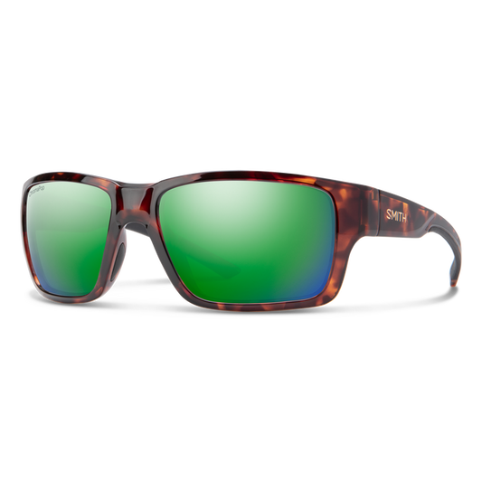 Smith Outback Chroma Pop Tortoise Polarized Sunglasses - Green Mirror Sunglasses