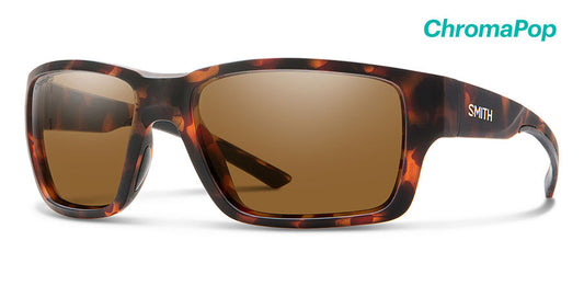 Smith Outback Chroma Pop Polarized Brown Sunglasses - Matte Tortoise Sunglasses