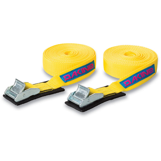 Dakine 12' Tie Down Basic Straps set of 2 - Yellow tie downs