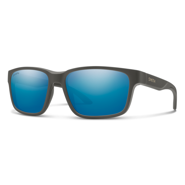 Smith Basecamp ChromaPop Polarized Sunglasses - Matte Gravy Blue Mirror Lens Sunglasses