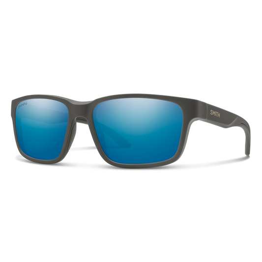 Smith Basecamp ChromaPop Polarized Sunglasses - Matte Gravy Blue Mirror Lens Sunglasses