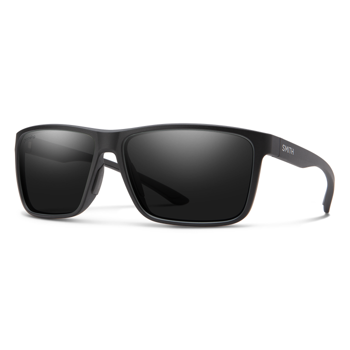 Smith Riptide Matte Black Polarized Glass ChromaPop Sunglasses Sunglasses