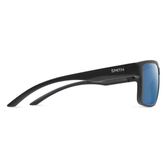 Smith Emerge Matte Black Blue Mirror Polarized ChromaPop Sunglasses Sunglasses