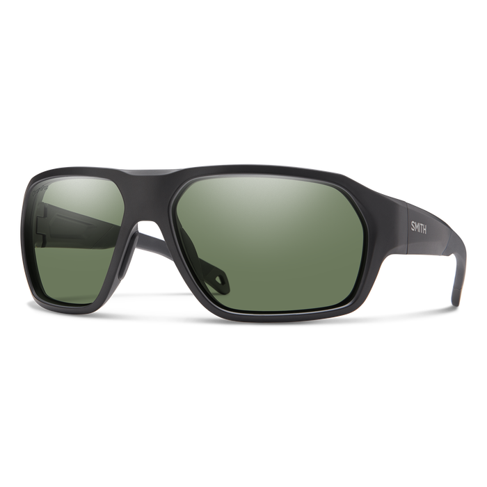 Smith Deckboss Matte Black With ChromaPop Polarized Gray Green Lense Sunglasses