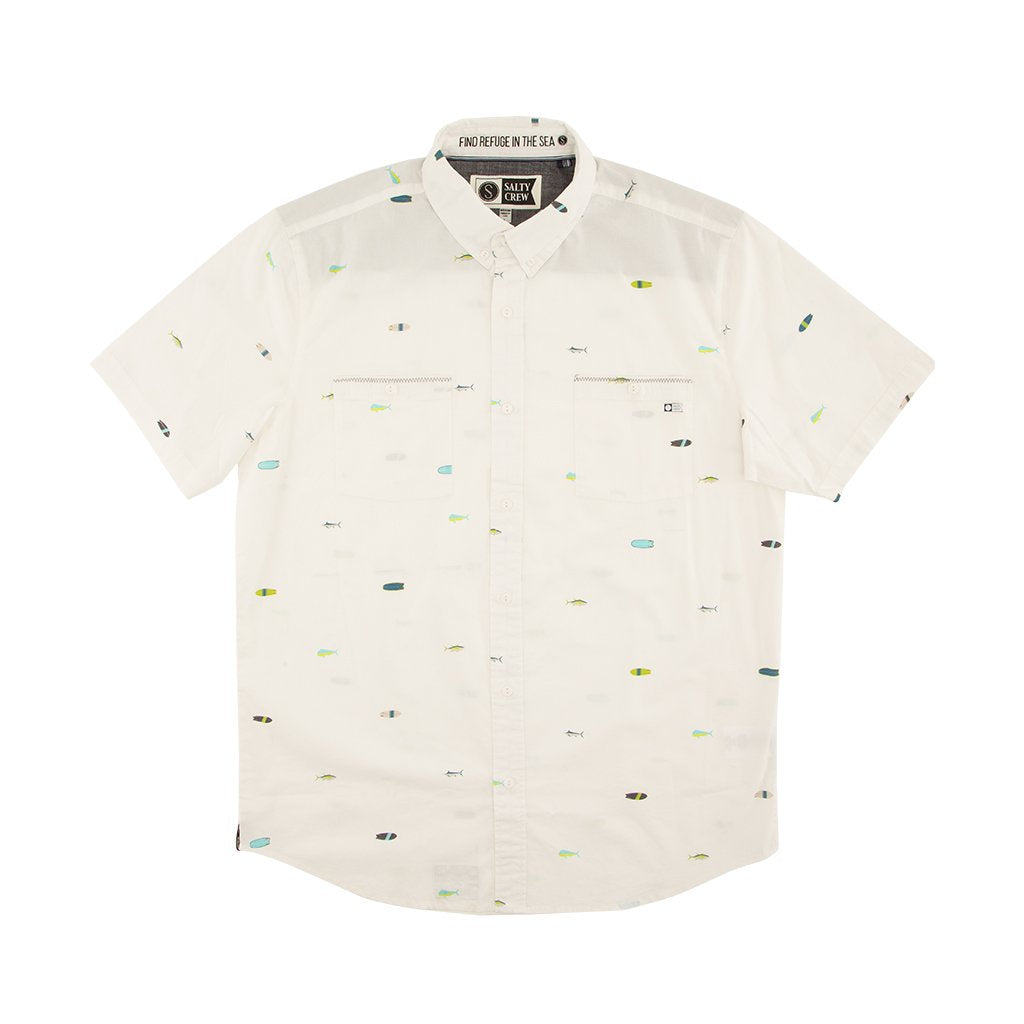 Salty Crew Spotter Men's Woven Shirt - Natural