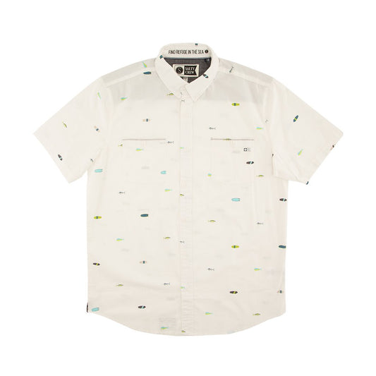 Salty Crew Spotter Men's Woven Shirt - Natural