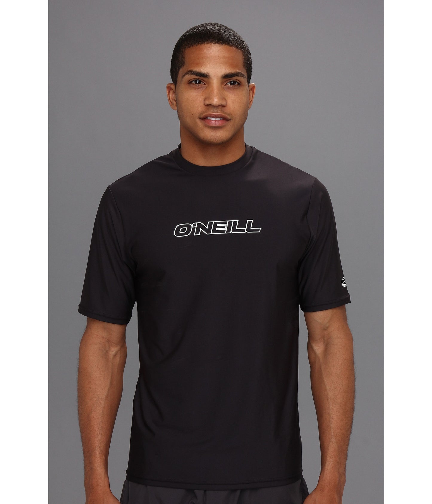 ONEILL Basic Skins SS Rashguard Loose Fit Lycra Tee - Black Rashguard Sun Protection