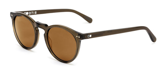 Otis Omar Mineral Glass Sunglasses - Trans Tobacco Brown Polarized Sunglasses