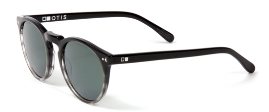 Otis Omar Reflect Mineral Glass Sunglasses - Smoke Gradient Flash Mirror Polarized Sunglasses