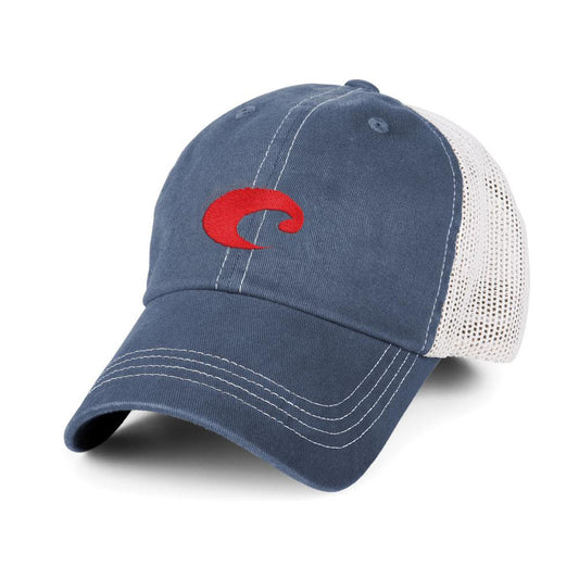 Costa Mesh Trucker Hat in Slate Blue Mens Hat
