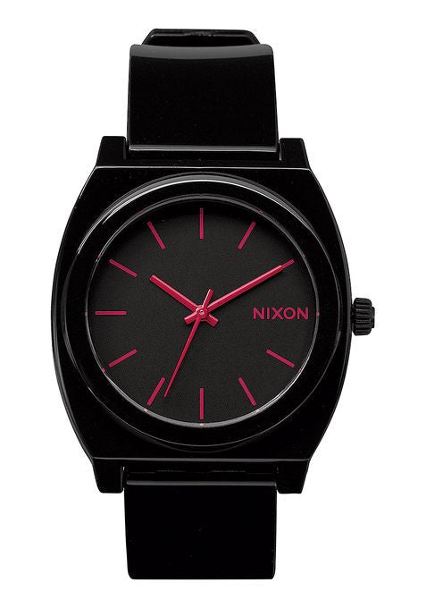 Nixon Time Teller P Black Bright Pink Watch watch