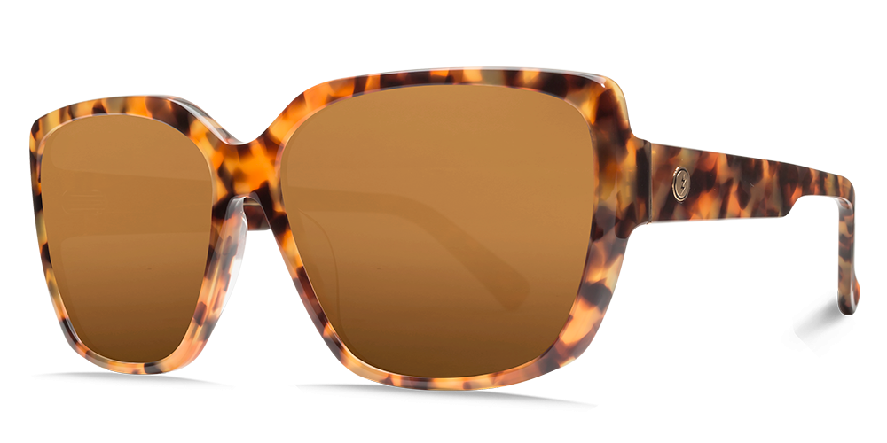 Electric Honey Bee Rose Tort OHM Bronze Lens Sunglasses Sunglasses