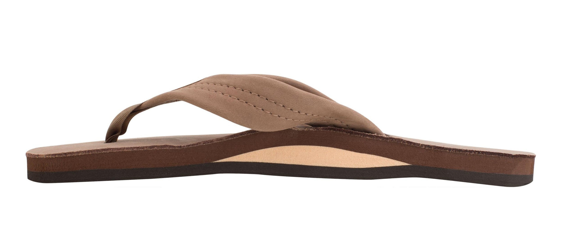 Rainbow Women's Dark Brown Premier Leather Single Layer Arch 301ALTS0DKBRL Womens Footwear