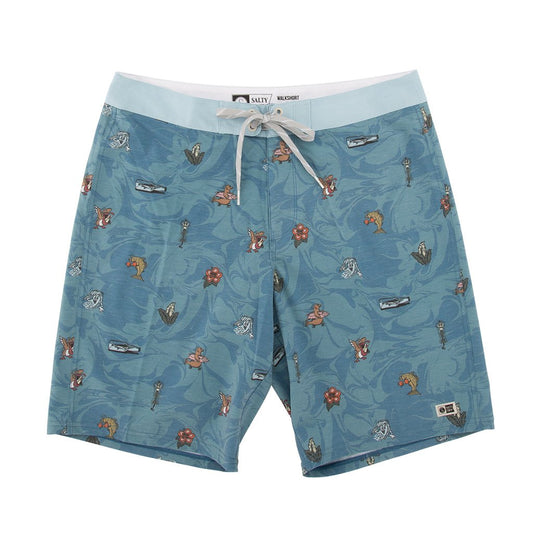 Salty Crew Bonzarelly boys boardshorts - Blue Boys Boardshorts