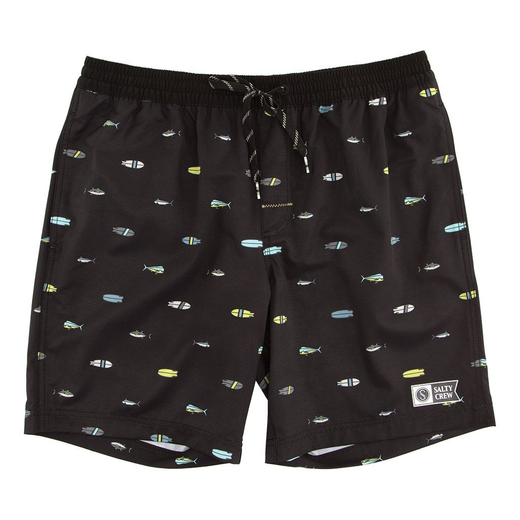 Salty Crew Spotter Elastic Boardshort - Black
