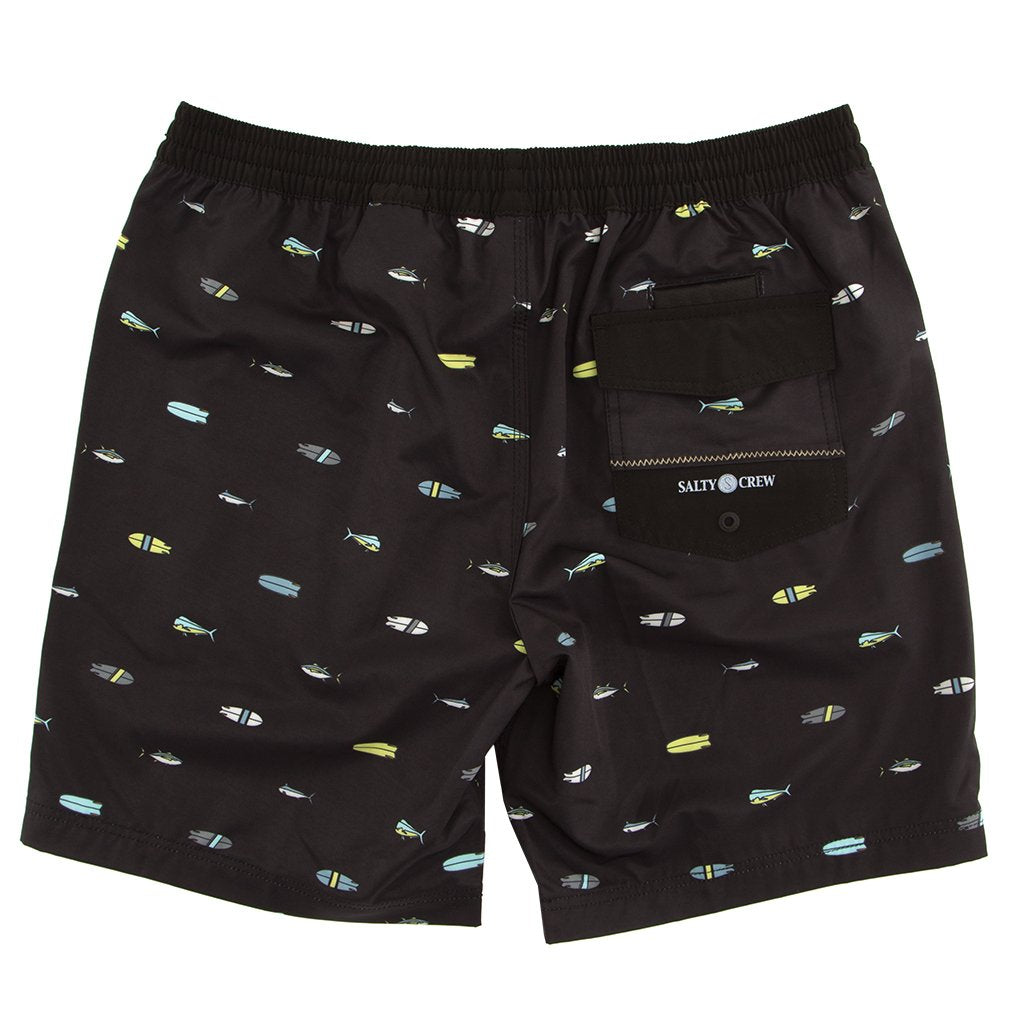 Salty Crew Spotter Elastic Boardshort - Black