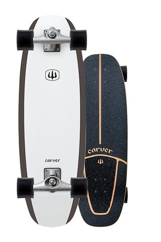 Carver Proteus Basalt 30" CX4 Raw Complete Skateboard Longboard Complete