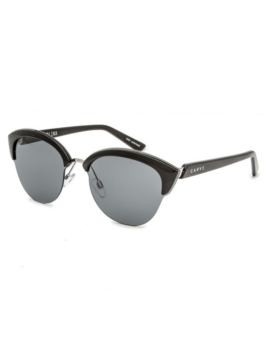 Carve Sunglasses Carolina Polarized Tort - Black Sunglasses Black Grey