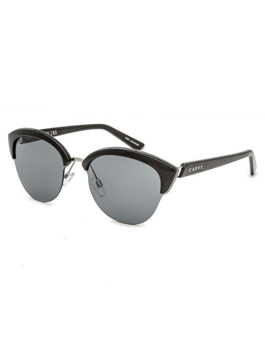 Carve Sunglasses Carolina Polarized Tort - Black Sunglasses Black Grey