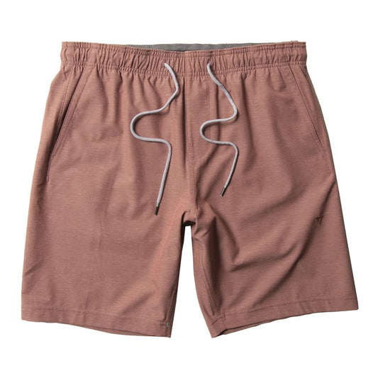 Vissla Hemp No See Em's ECO Elastic Shorts 18.5" - Brick Mens Shorts
