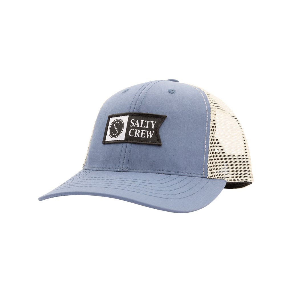 Salty Crew- Pinnacle Retro Trucker Hat - Slate Mens Hat