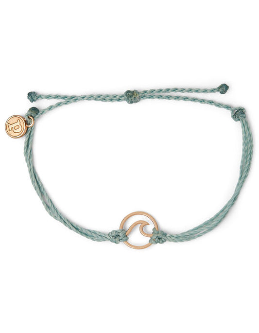 Pura Vida Rose Gold Wave Bracelet - Smoke Jewelry