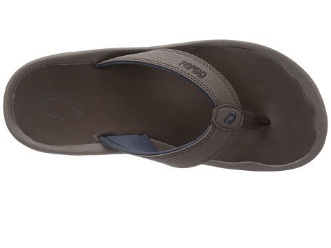 Olukai Men's Ohana Sandals - Dark Wood/ Dark Wood Mens Footwear